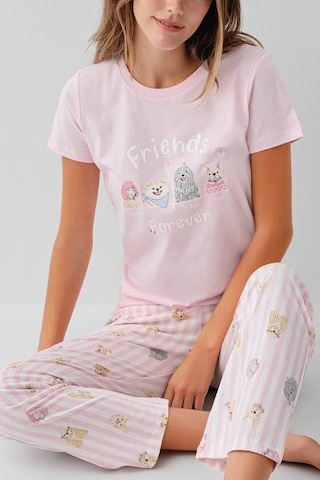 Rolypoly Kadın Pembe Pijama Takım Rp3810-s-v1 Pembe