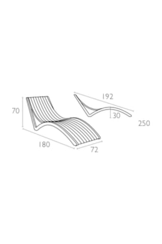 Omnipazar Trk-087 Siesta Lüks Ergonomik Slim Tasarım Şezlong Kum Gri Kum Gri