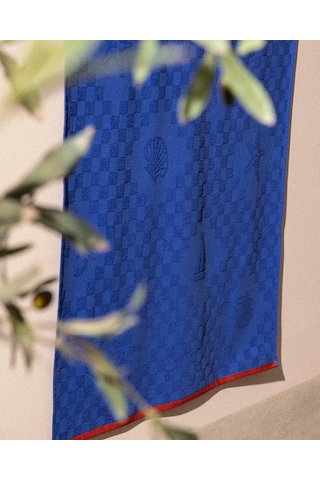 Madame Coco Noe %100 Pamuk Plaj Havlusu - Mavi - 70x150 Cm 8684427310786 Çok Renkli