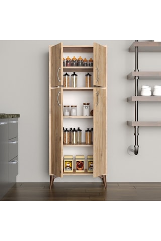 Büyük Boy Çok Amaçlı Dolap Çam - Mdl0102