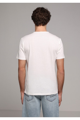 Colin's Colins Regular Fit V Yaka Düz Erkek Beyaz Kısa Kol Tişört Cl1058584 Q1.v1 Ofw