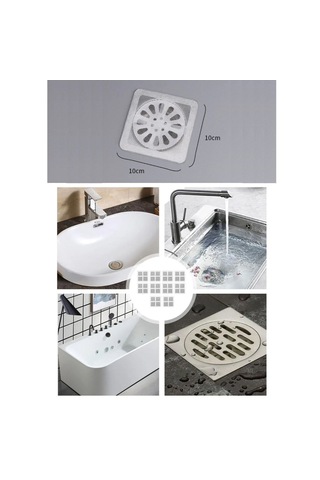 Buffer 10'lu Banyo Ve Mutfak Lavabo Gider Filtresi Süzgeç