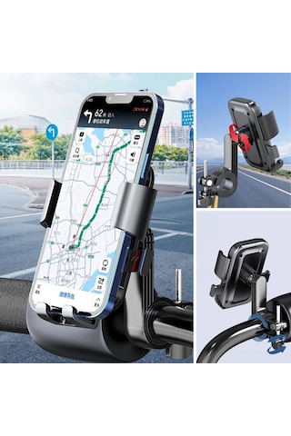 Buffer Motor,motosiklet,bisiklet ,scooter İçin Telefon Tutucu
