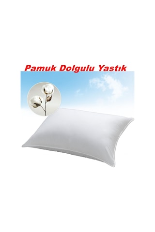2 Adet Pamuk Yastık İç Dolgu 2 KG %100 Doğal Pamuk 50x70