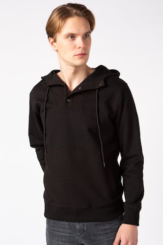Vigoss Erkek Kapşonlu Sweatshırt 62136-30034 SIYAH