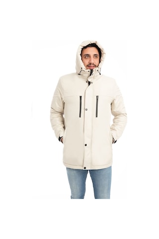 Erkek Taş Içi Polarlı Kürklü Su Ve Rüzgar Geçirmez Kapüşonlu Kışlık Mont & Kaban & Parka Taş