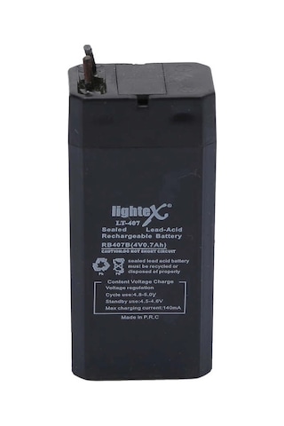 Lightex Lt-407 4v 0.7ah Işıldak Fener Aküsü