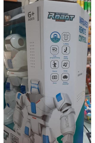 Oyuncak Robot Sesli Işıklı Hareketli İnteraktif Şarjlı Pilli