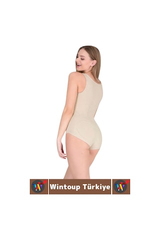 Wintoup Karın Bel Göğüs Şekillendiren Sıkılaştıran Toparlayan Postür Düzelten Kadın Ağraflı Zıbın Korse Ten