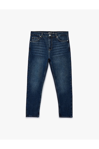 Koton Bol Kalıp Loose Fit Jean Pantolon - Steve Jean Koyu İndigo 6wam40229nd