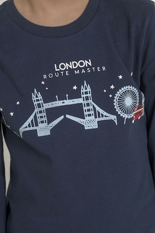 Rolypoly Erkek Çocuk London Route Master Lacivert Uzun Kol Pijama Takım Rp3876-c-v1 Rp3876-c-v1