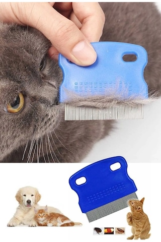 Kedi Köpek Evcil Hayvan Bit Pire Tarağı Demir Iğne Dişli Tarak