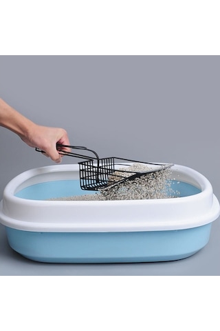 Soulader Evcil Hayvan Tuvalet Küreği Paslanmaz Çelik Kedi Kumu Temizleme Aparatı Dayanıklı Poop Kürek Yavru Kedi Köpek Kum Tırmığı Pratik Dışkı Toplama Aleti