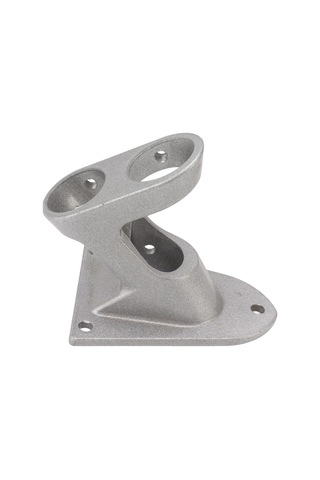 Yaleker Alüminyum Çift Delikli Bayrak Direği Tutucu, Taşınabilir Dış Mekan Duvar Montajlı, Gizli Kanca İle Sabitlenir, Dayanıklı Ve Kararlı Gümüş