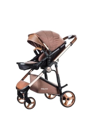 Crom Travel Sistem Bebek Arabası Kahverengi St452