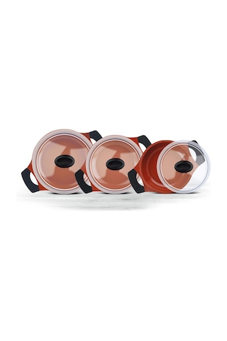Thermoad Sahan Seti 3 Parça Red Diamond 18 - 20 - 22 CM