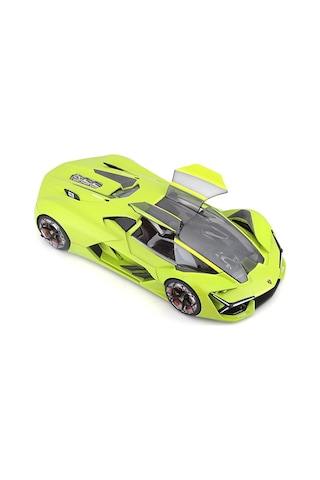 Lamborghini Tutkunlarına Özel: Terzo Millennio 1:24 Yeşil Model Araba Çok Renkli