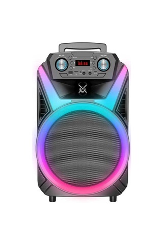 Çeşithane Gd-1202 12 İnç Profesyonel Bluetooth Hoparlör - Mikrofonlu, Rgb Işıklı, Taşınabilir Tekerl