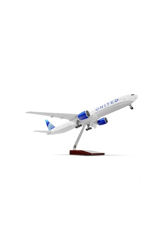 1/157 Ölçekli Boeing 777 United Airlines 47 Cm Model Uçak