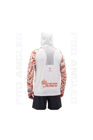 Fujin Pro Angler S24 Hooded Lambuka Somon Beyaz
