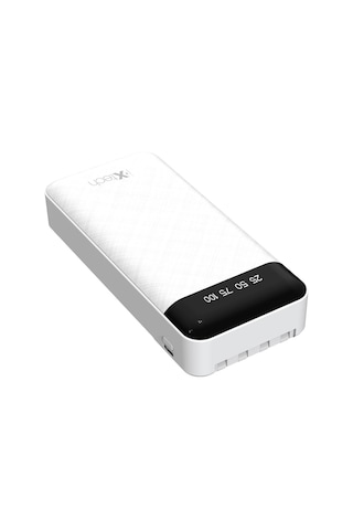 20.000 Mah Powerbank Kablosuz Şarj Cihazı Beyaz Beyaz