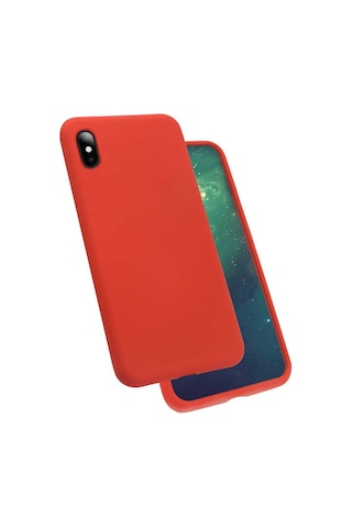 Apple Uyumlu iPhone X Kılıf Zore Silk Kadife Iç Yüzey Silikon Kılıf
