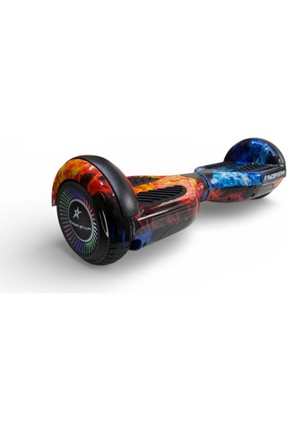 Elektrikli Kaykay Hoverboard 6.5 Inch Taşıma Çantalı Bluetooth Hoparlörlü Akıllı Denge - Rs-s5 Apato Grafiti