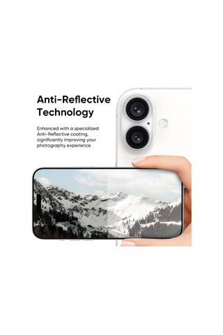 Apple Uyumlu iPhone 16 Plus Raze Metal Kamera Lens Koruyucu Beyaz