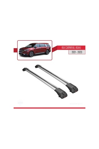 Kia Carnival Ka4 2021-2023 Arası İle Uyumlu Ace-1 Ara Atkı Tavan Barı Gri