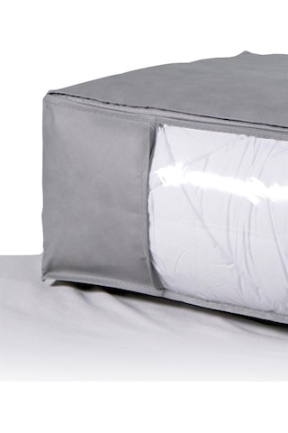 Vedsey Home Organizer Baza Altı Düzenleyici Pencereli Büyük Boy Hurç 70 x 50 x 25 CM Gri