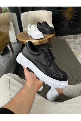 Kb-x6 Kuback Siyah Cilt Günlük Erkek Ayakkabı Siyah17