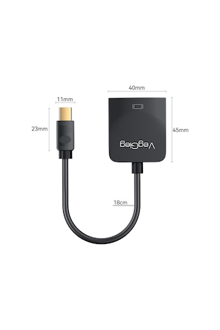 Veggieg 4k 30hz Mini Displayport Dp To Hdmı Çevirici Dönüştürücü