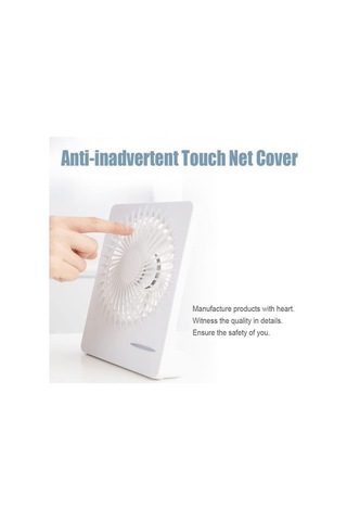 Masaüstü Usb Mini Fan - Beyaz Ha63sl Beyaz
