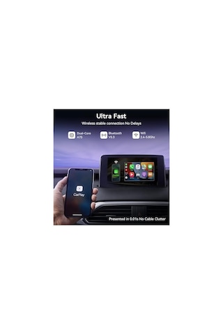 Xo Is Beauty Cz016 Kablosuz Carplay Adaptörü, 6 Ve Ile Üzeri Uyumlu, Usb Bağlantılı, Wi-fi + Bluetooth, Sesle Kontrol