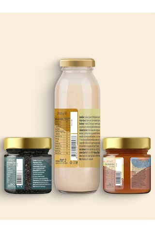 3'lü Ürün - Ravla Chia Tohumu 150g / Badem İçeceği 250g / Meşe Balı 250g