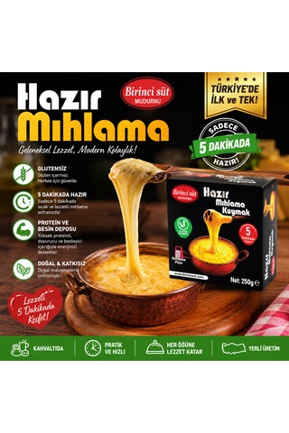 Birinci Süt Hazır Mıhlama 250 Gr İki Kişilik Tek Paket