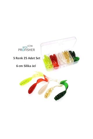 PROFISHER Silika Jel Sahte Yumuşak Yem 6 cm 1,8 gr Plastik Kutuda