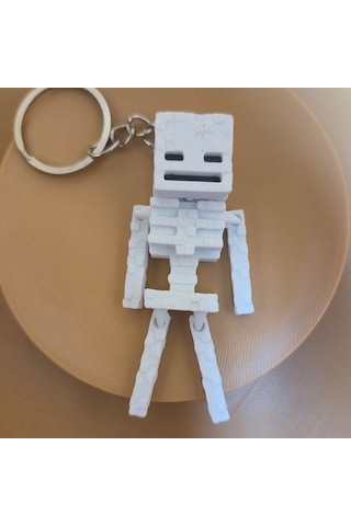3dfuryam Minecraft Hareketli Skeleton Anahtarlık