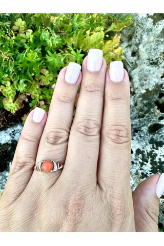 Elana Preslenmiş Koral İle Yüzük 189064390 Diğer