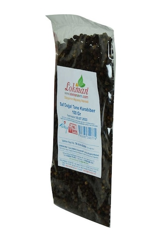 Karabiber Doğal Tane Saf 100 Gr Paket