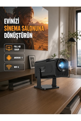 1.5 Kg Ağırlığında, 4500 Oyunlu Projektör Yeni Nesil