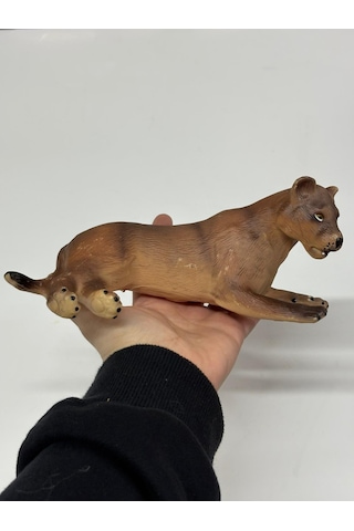 Plastik Oyuncak Büyük Boy Hayvan Puma Dağ Aslanı 17 Cm
