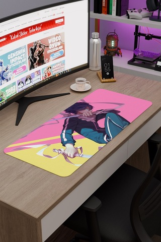 Noragami Kaymaz Dikişli Kauçuk Oyuncu Mousepad V3 - 70x30 Xl Gaming Mouse Pad Fare Altlığı