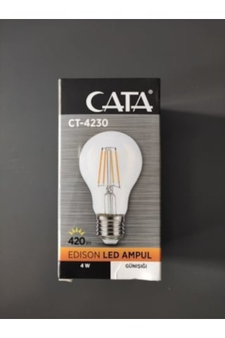 CATA RUSTİK FILAMENT LED AMPUL (BEŞLİ) 4 W 4230 GÜN IŞIĞI