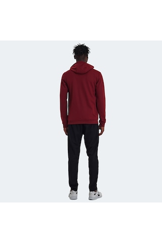 Slazenger RICH Erkek Fermuarlı Kapüşonlu Cepli Bordo Eşofman Takımı