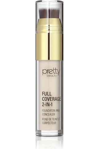 Wonderway Full Coverage 2-in-1 Fondöten & Kapatıcı Concealer 01 Açık Ten