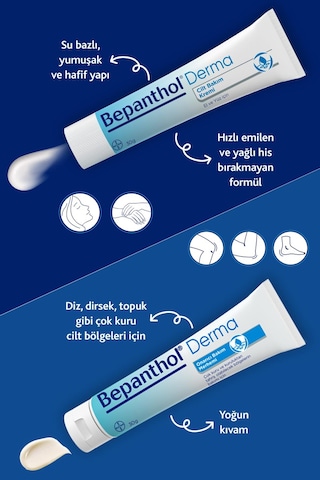 Bepanthol Tüm Cilt Tiplerine Uygun Cilt Bakım Kremi 30 G