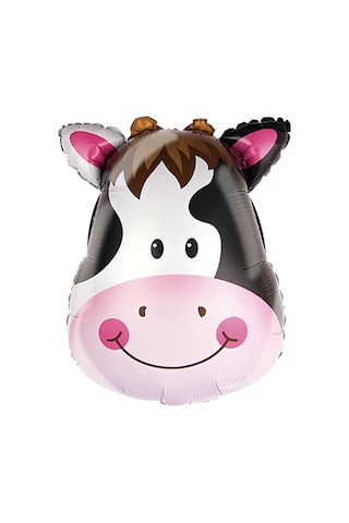 Sevimli Hayvanlar Inek Folyo Balon 45 CM