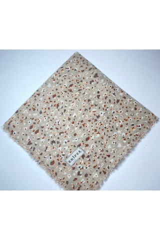 Saçaklı Pamuk Tülbent - 05505 - 95 X 95 / Vizon - 13 Vizon - 13