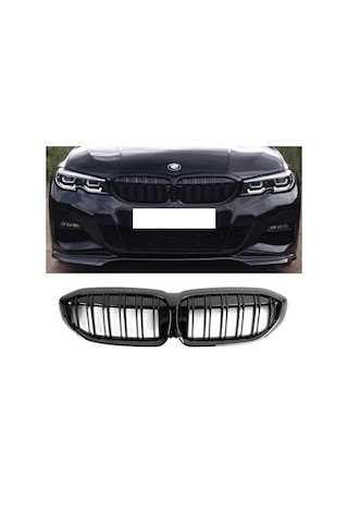 Autogp Bmw G20 Ön Panjur Izgara Böbrek M3 Piano Black Çift Tırnak 2019+ Agp-m3-bm-g2m3